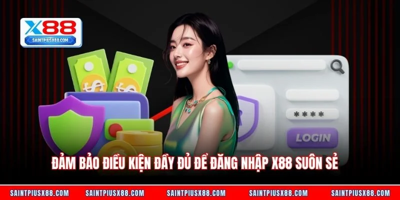 Đảm bảo điều kiện đầy đủ để đăng nhập X88 suôn sẻ